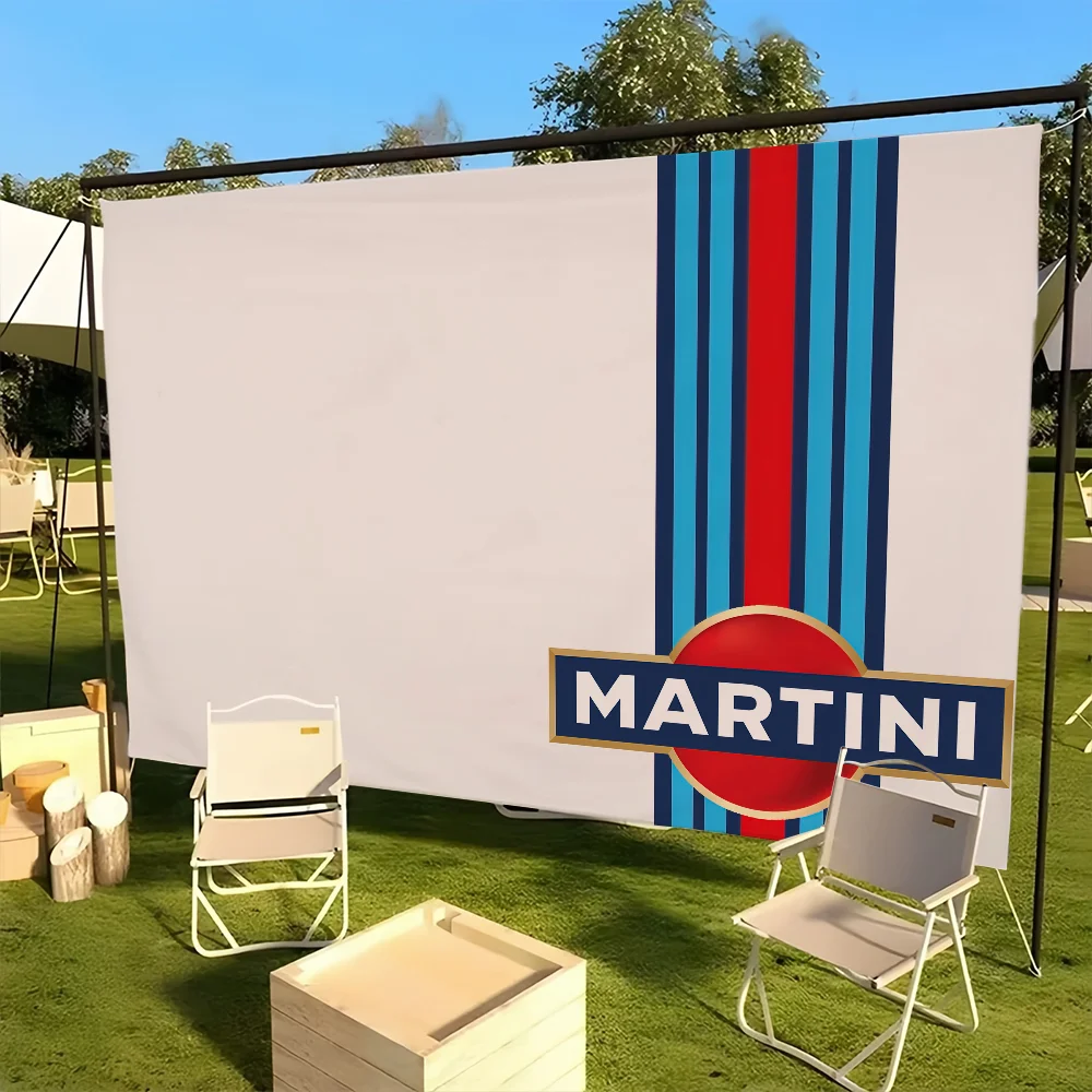 M-Martini Design R-Racing flag For Picnic Party Art Home Decoration Outdoor Camping Banner