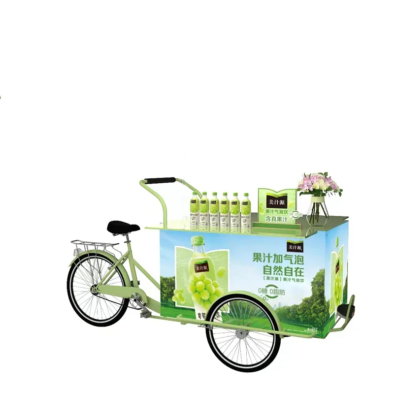 

Camion di cibo commerciale Mobile, bancarella stradale, camion di snack, mercato notturno, carriola portatile
