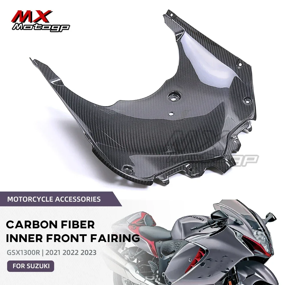 Carbon Fiber Inner Front Fairing For SUZUKI Hayabusa GSX1300R GSX 1300R 2021 2022 2023 2024 Motorcycle Front Cowling Trim Cover