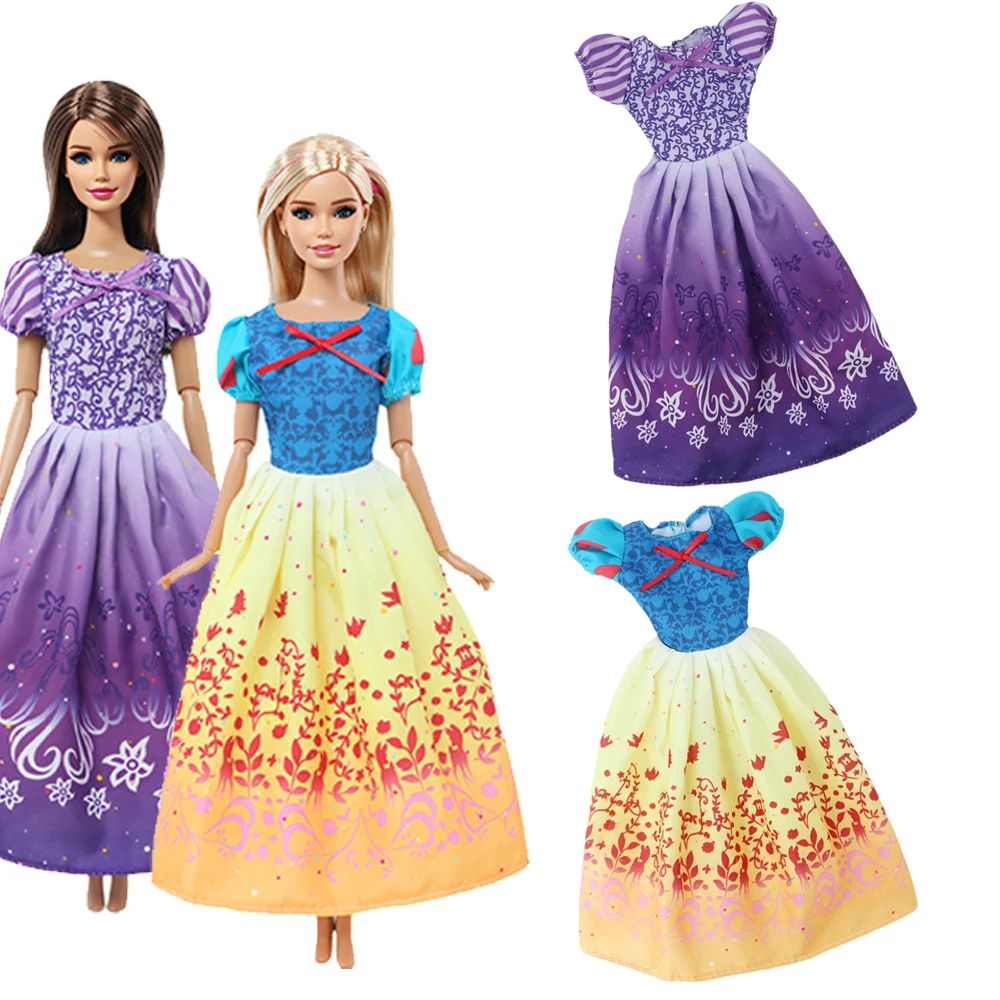 Bjdbus-人形用プリンセスドレス、手作りドレス、パーティーウェア、おとぎ話の服、おもちゃのアクセサリー、子供向けギフト、11.5インチ、30cm、2ピース/セット、30cm