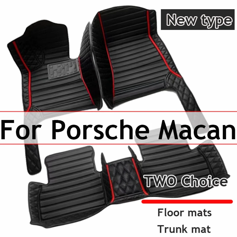 

Автомобильные коврики для Porsche Macan 95B 2018 2017 2016 2015 2014, полный комплект, коврик автомобильный, аксессуары для интерьера автомобиля