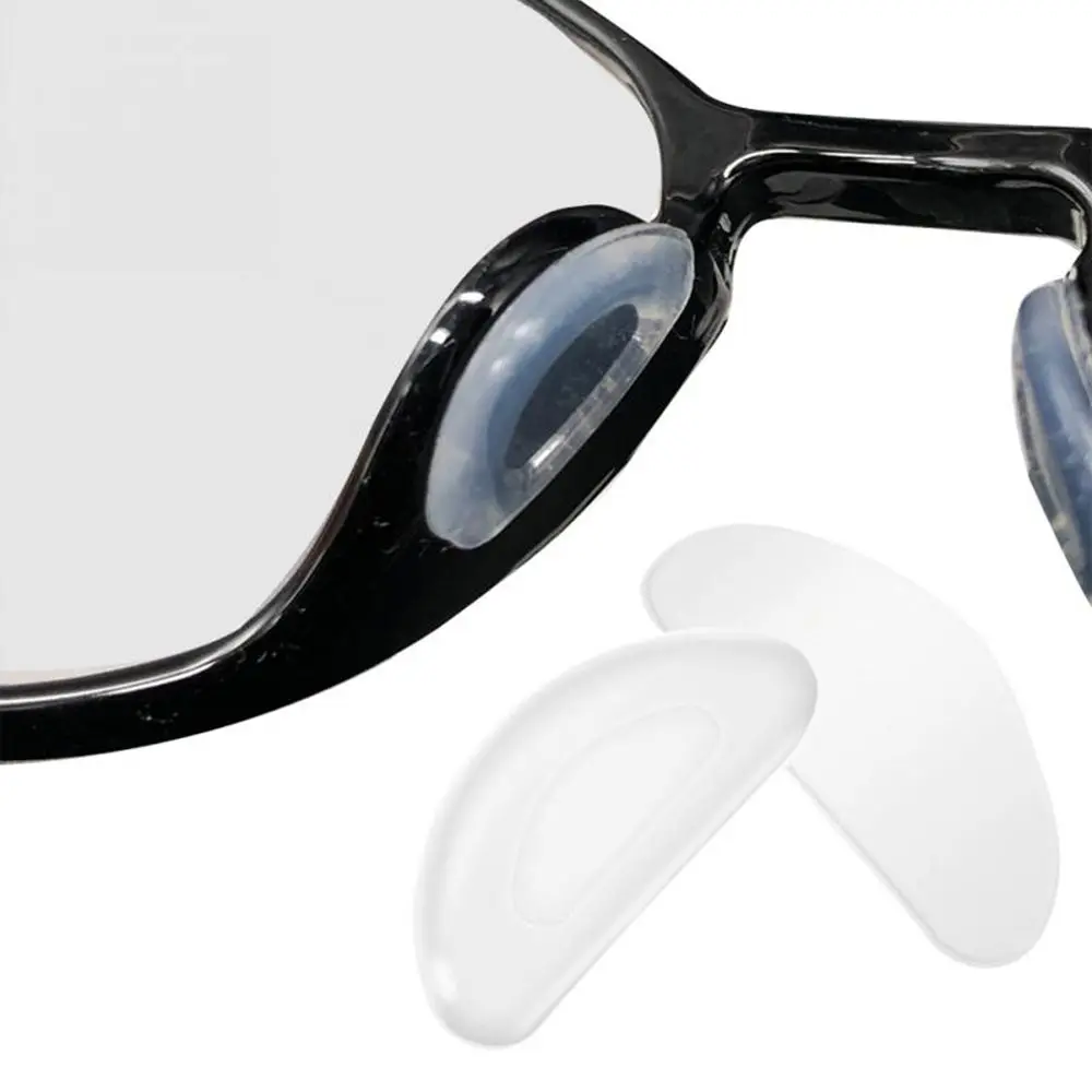 White Sunglasses Non-slip Adhesive Eyewear Accessories Nose Pads Silicone