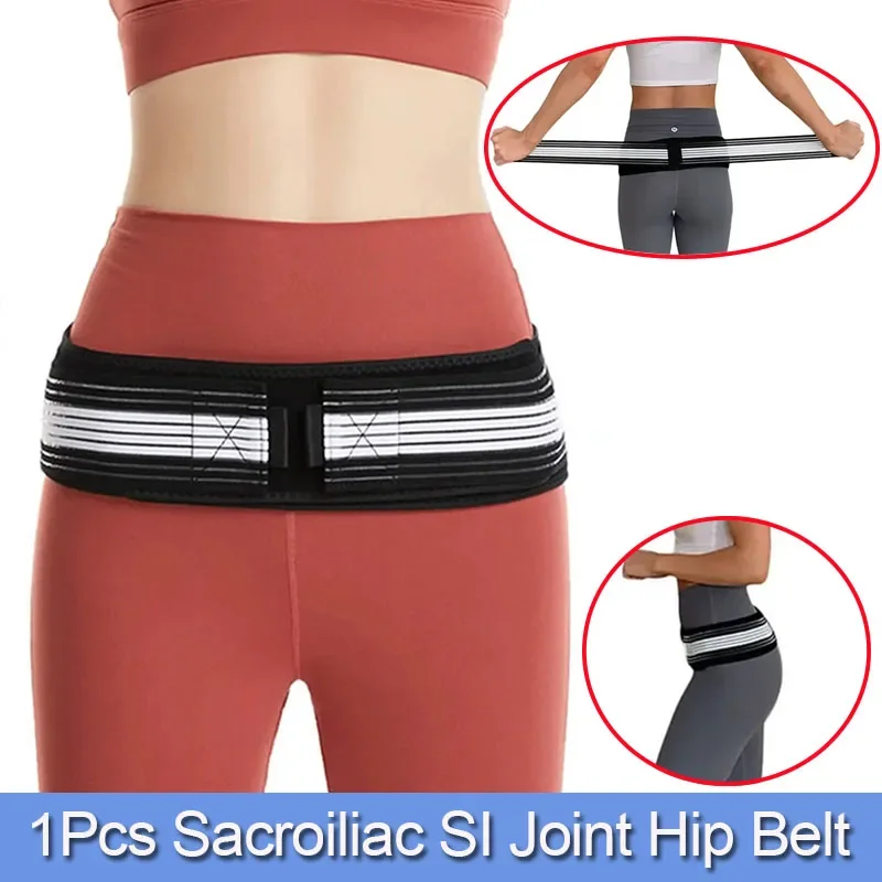 1Pcs Adjustable Pelvis Correction Belt-Sacroiliac SI Joint Hip Belt Lower Back Support-For Sciatica Pelvis Lumbar Pain Relief