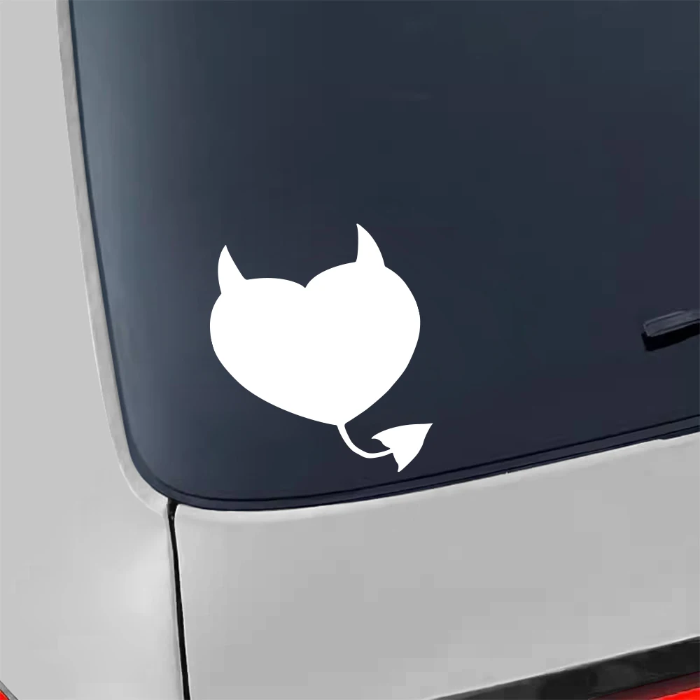 Car Sticker Devil Heart Sticker PVC Whole Body Stickers Auto Color Vinyl Film Waterproof Exterior Decoration Car Accessories