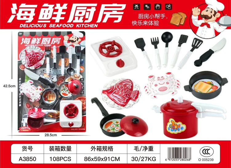 Kinderspeelgoed voor meisjes Speelgoed voor kinderen Keukenspeelgoed Kookpotten Set Keukenaccessoires Minispeelgoed Popaccessoires Fruitsnijders