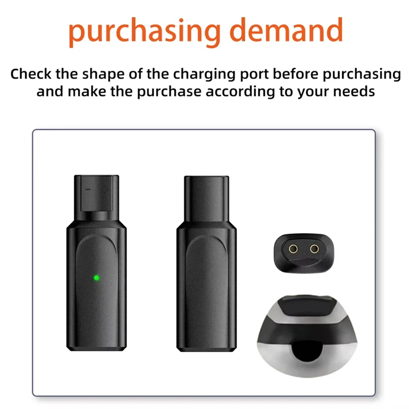 M13K-For Braun Series 3 5 7 9 6 1 XT5 12V Type-C Shaver Charger Adapter Charging Converter Electric Razor