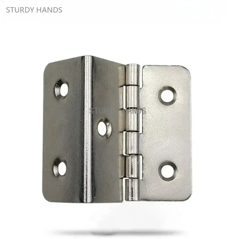 20pcs Thickened iron silent three fold hinge four fold double bend engineering cabinet door furniture hinge hardware accessories
