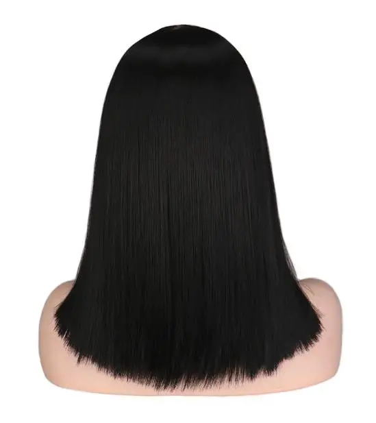 Synthetic Egypt Queen Cleopatra Wig, Short Straight Black