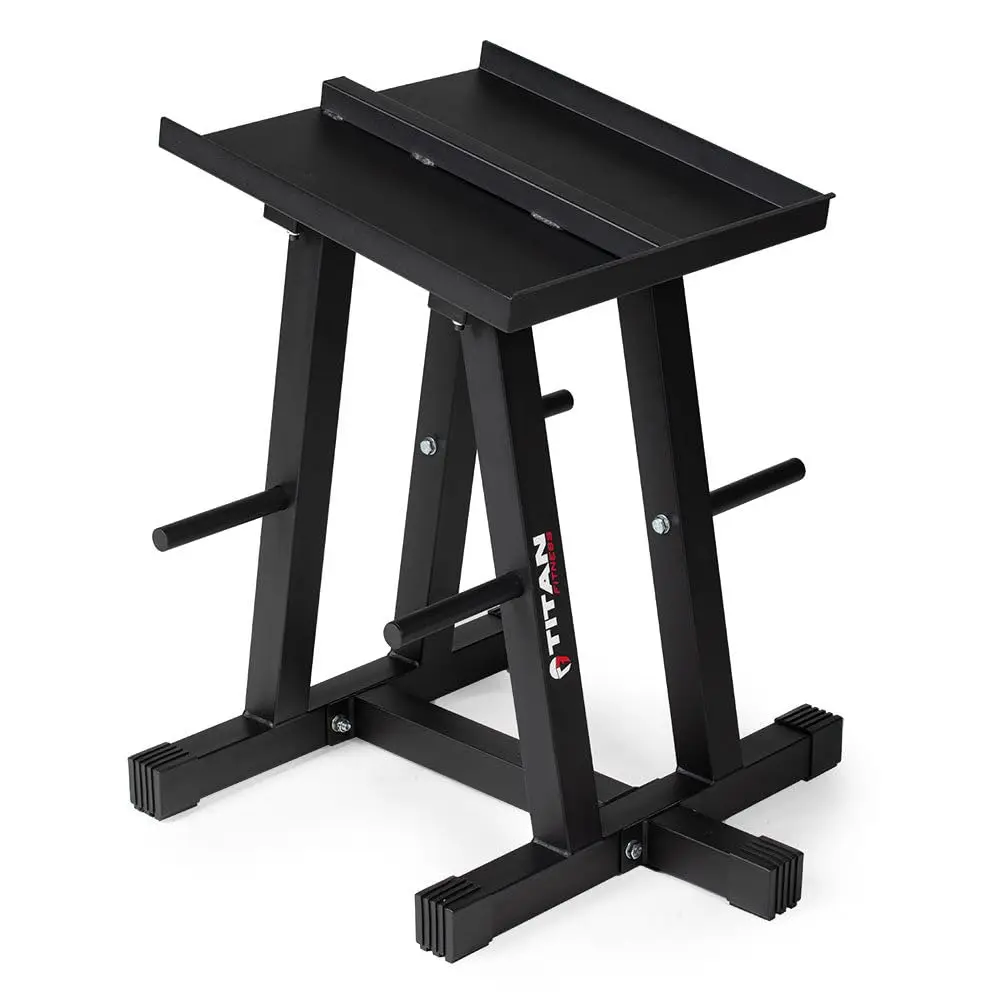 Dumbbell Stand and Plate Tree, 260 LB Capacity, Organize Classic Dumbbells, Power Blocks, Loose Plates, Home Gym Storage Rack