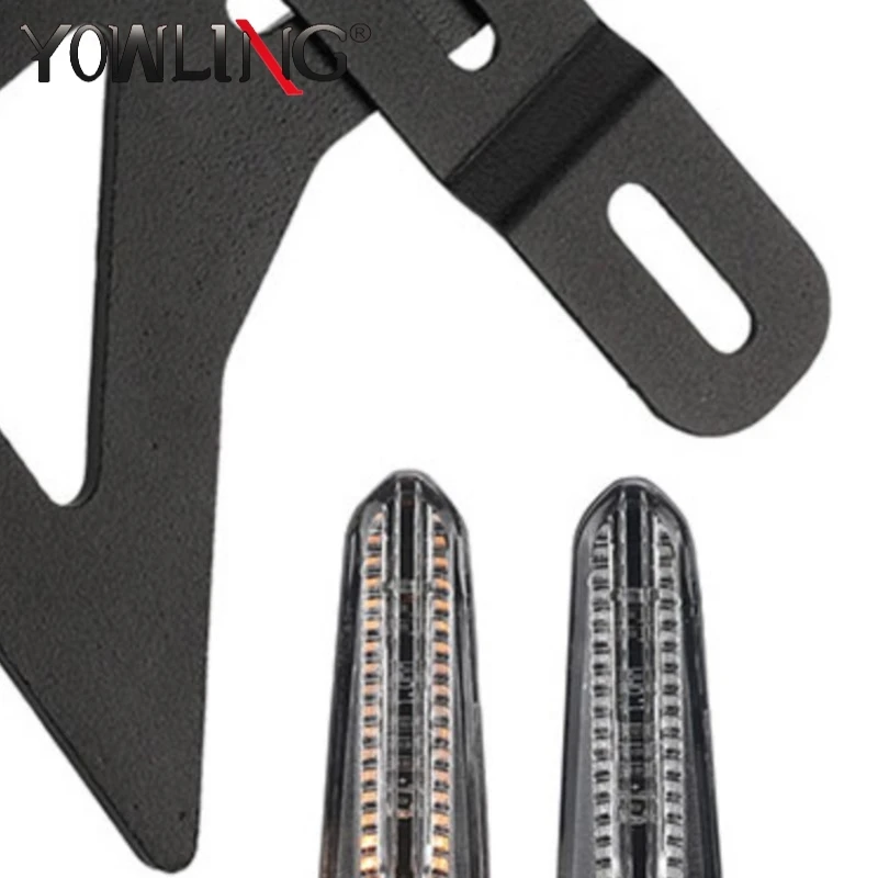 

Rear License Plate Bracket Mount Holder Tail Tidy LED Plate For Yamaha MT-07 MT07 2013-2022-2023-2024 Motorcycle Accessories