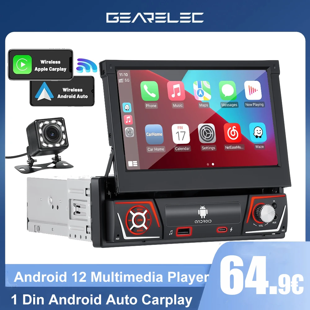 Car Radio Android Carplay Auto Universal 7