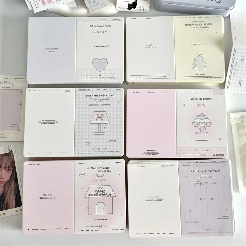 Kawaii 10pcs/pack Kpop Photo Card 3 inch Kpop Photocard Collection DIY Photo Card Paper Message Cards