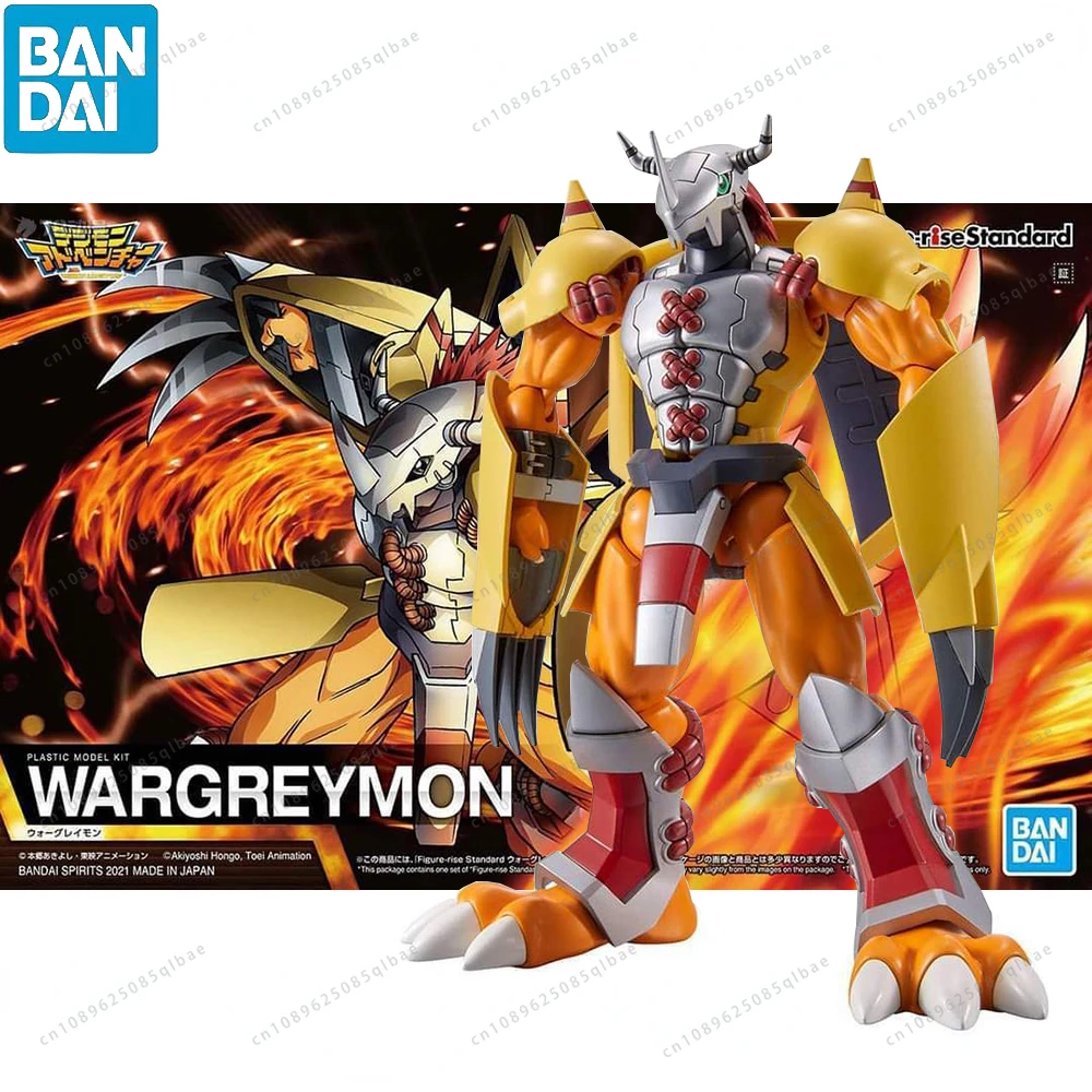 In Stock BANDAI Figure-rise Standard Digimon Adventure WARGREYMON Assembly Models Ver. Anime Action Figures Model Collection Toy