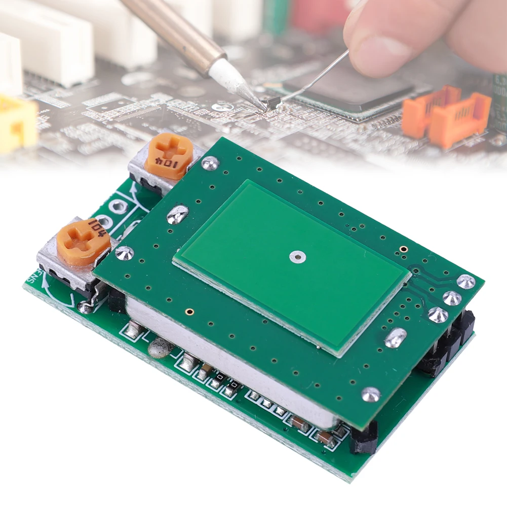 وحدة استشعار رادار الميكروويف ، وحدة استشعار الموجات الضوئية ، بدون لوحة تداخل ، 3-20m ،