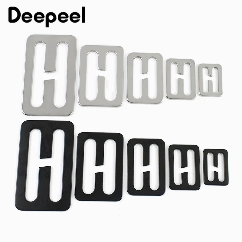 5/10Pcs 20-50mm Stainless Steel Silder Buckle for Bag Strap Belt Adjuster Clasp Pet Collar Tri-Glide DIY Hardware Accessories