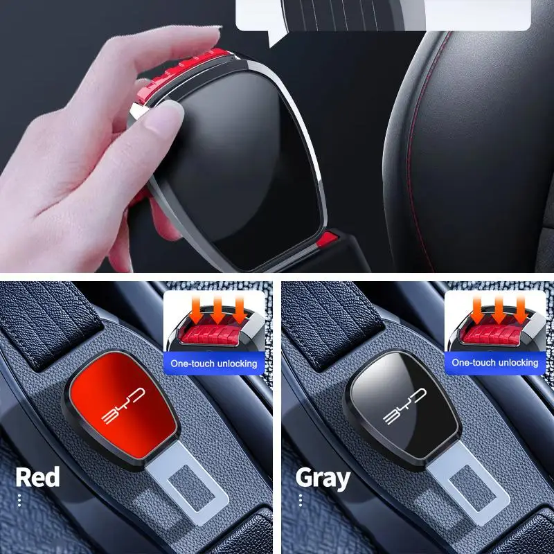 Vehicle Safety Belt Insert Extender Clip For BYD Song Pro Tang Dmi Qin PLUS Max Yuan EV Seal Dolphin Seagull EV Car Mod Parts