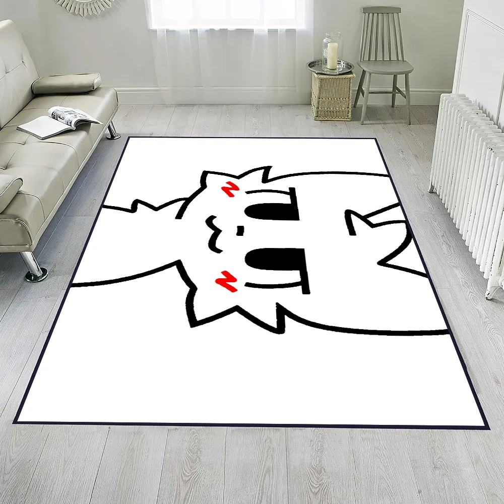 

kawaii Door Cat Mat Cute For Bedroom Silly Decoration Boykisser Kitchen Bath Carpet House Super Absorbent Rug Foot Non-slip