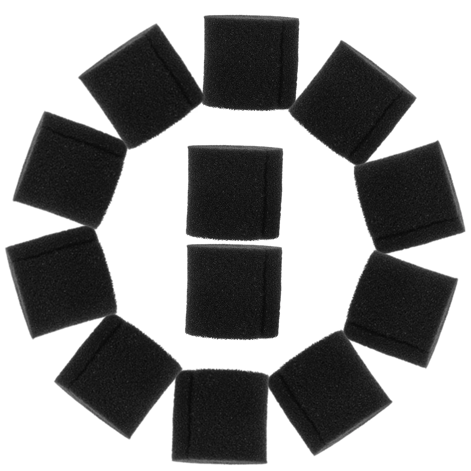 

100pcs Hydroponic Sponge Blocks Balcony Vegetable Soil Free Cultivation Black Foam Gardening Tool Seedling for Greenhouse