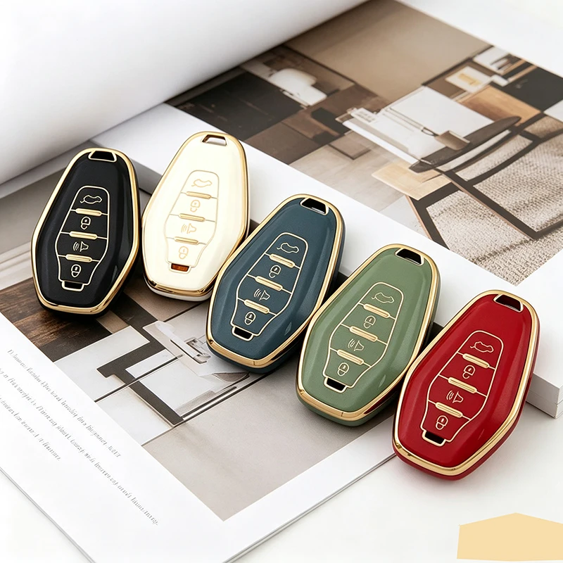 TPU Car Smart Key for Chery Jetour X70 X90 Plus X95 X70 Plus Cowin X3 X5 K60 Karry Soueast DX8 DX8S Keyless Remote Key Cover