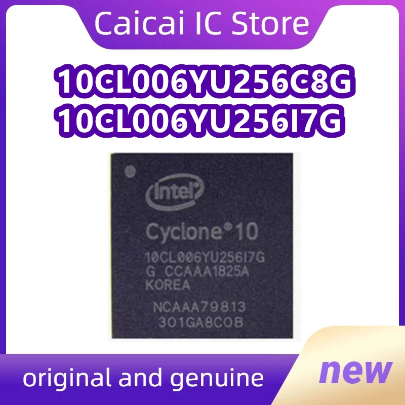 

10CL006YU256I7G 10CL006YU256C8G Упаковка: UBGA-256 Новый оригинальный подлинный 1 шт./лот