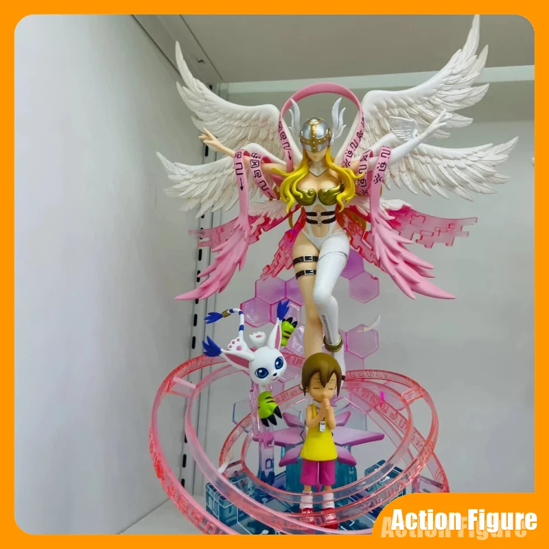 New Digimon Adventure Anime Figure Angewomon Yagami Hikari Childhood 28cm Goddess Exquisite Premium Collectibles In Stock view 6