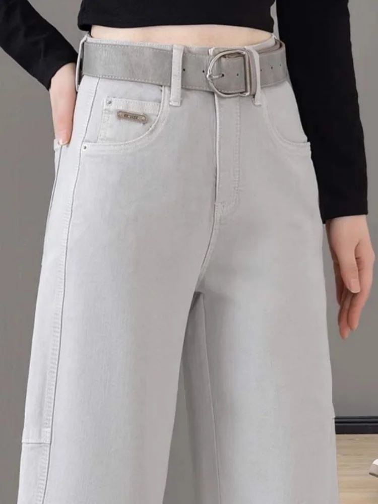 

High Waist Straight Leg Jeans Women's Spring ular Slim Fit Bootcut Pants Casual Wide Leg Trousers Pear ape Body pe