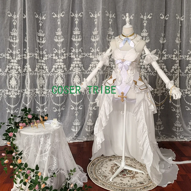 COSER TRIBE Azur Lane Emden Women Gown Cosplay Costume Cos Game Anime Party Uniform Hallowen Play Role Clothes Clothing