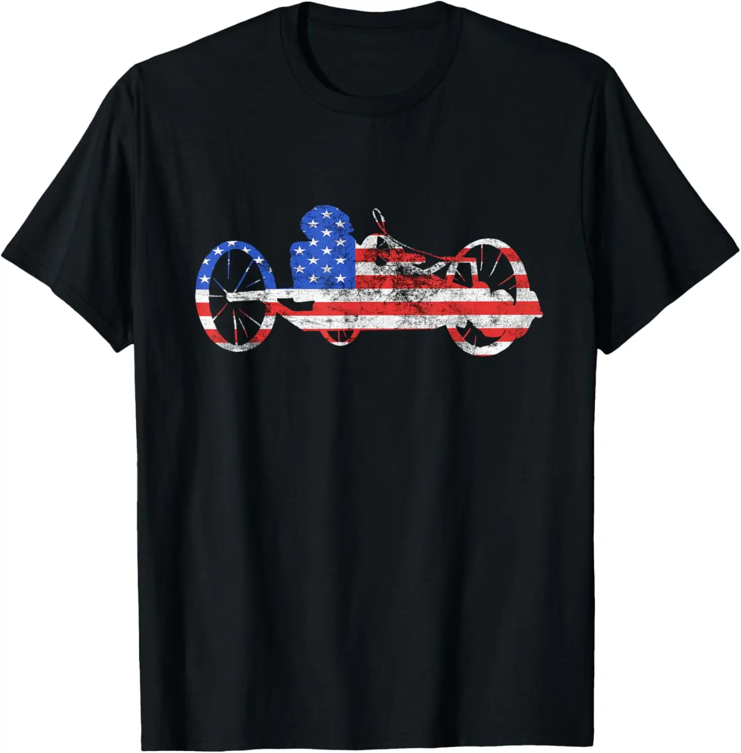 Camiseta de Ciclismo American Recumbent Trike USA, Bicicleta Reclinada, Trike