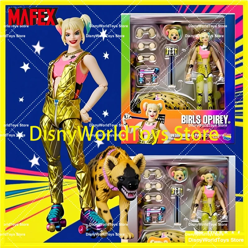 

100% Original MAFEX Birds of Prey MAFEX 153 Harley Quinn Overalls Ver. In Stock Anime Action Collection Figures Model Toys