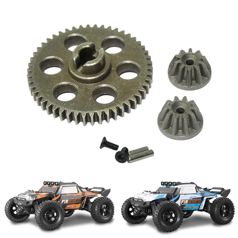 AB53 Stirnrad & Antriebsrad Metall Ersatz für HBX HAIBOXING 901 901A 903 903A 905 905A 1/12 RC Auto