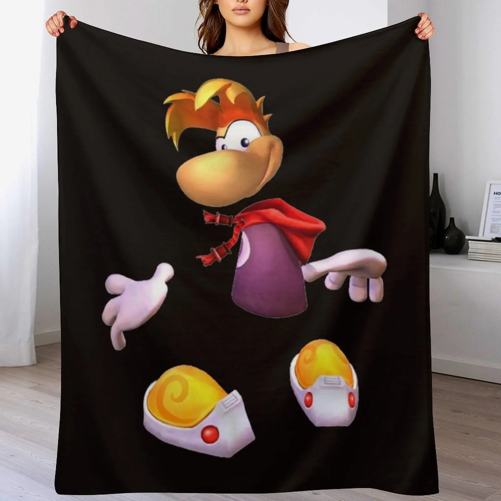 

Rayman Throw Blanket For Sofa Thin Luxury St anime Blankets
