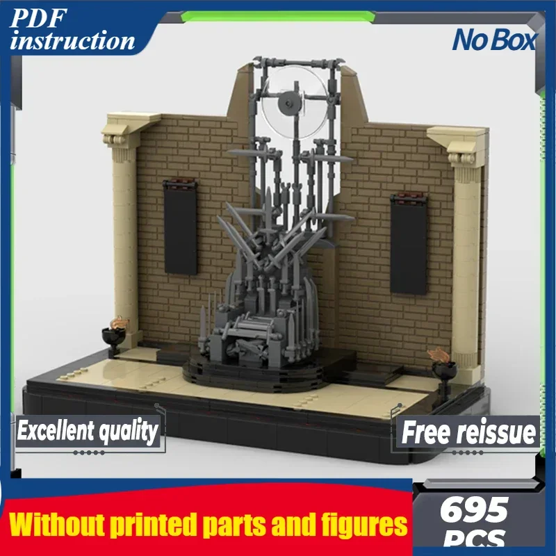 

Moc Building Bricks Popular Star Movie Model Iron Throne Diorama Technology Modular Blocks Gift Toys DIY Sets Assembly Christmas