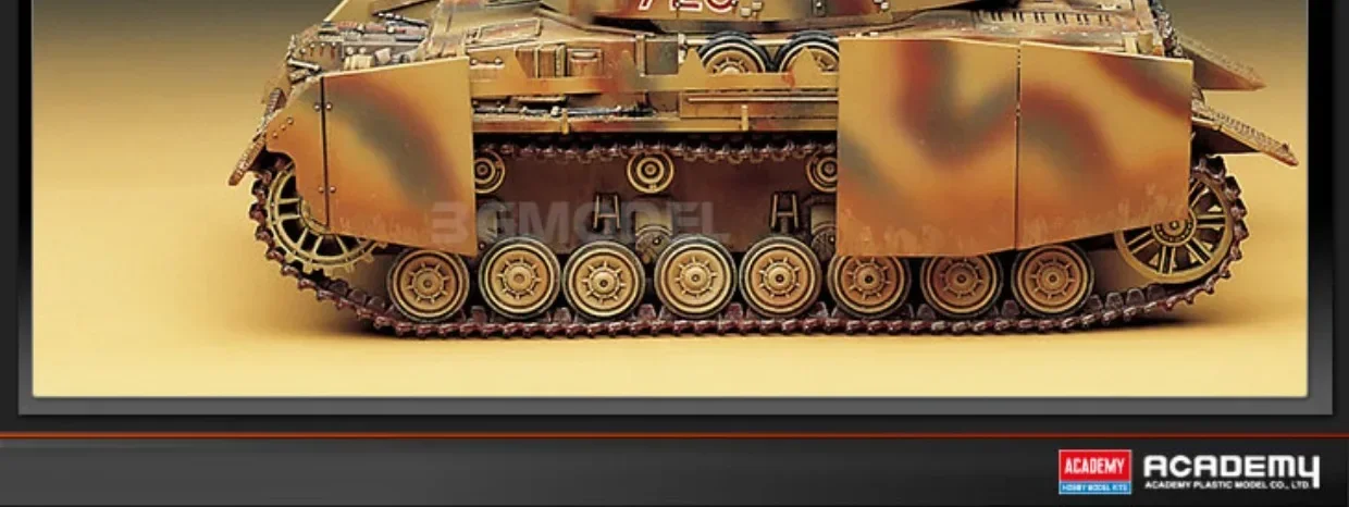نموذج الأكاديمية 13233 بانزر الرابع أوف. H مع ألعاب تجميع الدرع أطقم منمذجة بمقياس 1/35