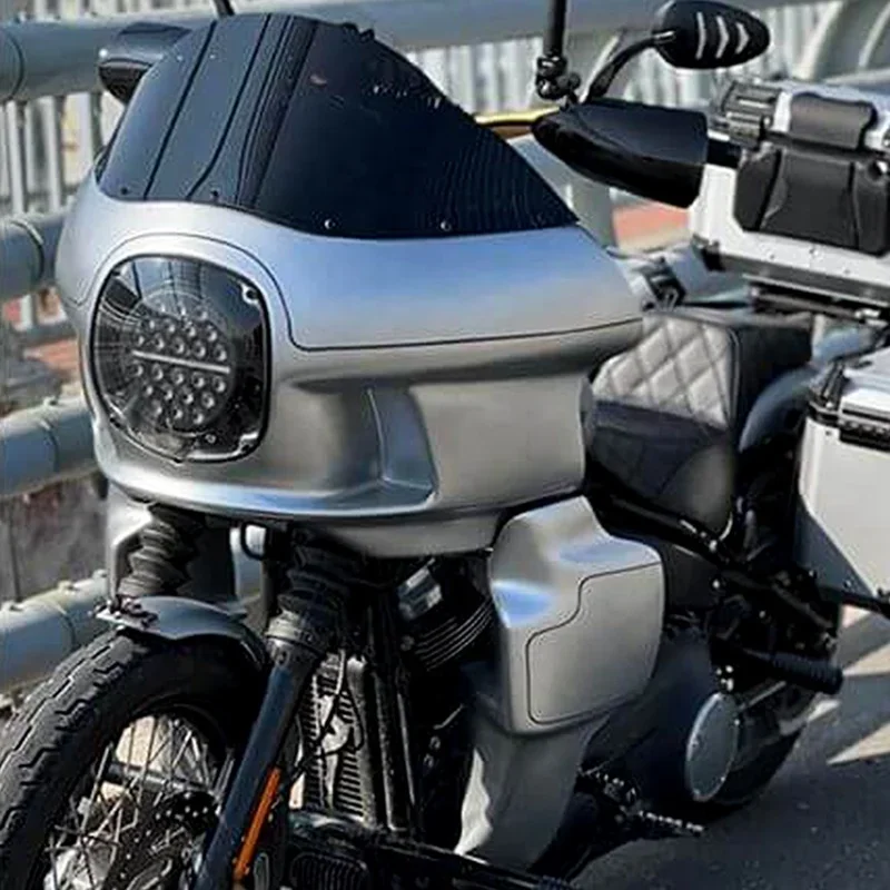 FXRP-Style Motorcycle Upper Fairing Kit and Clubstyle Fiber Glass Lower Fairing for HD Softail Low Rider 3