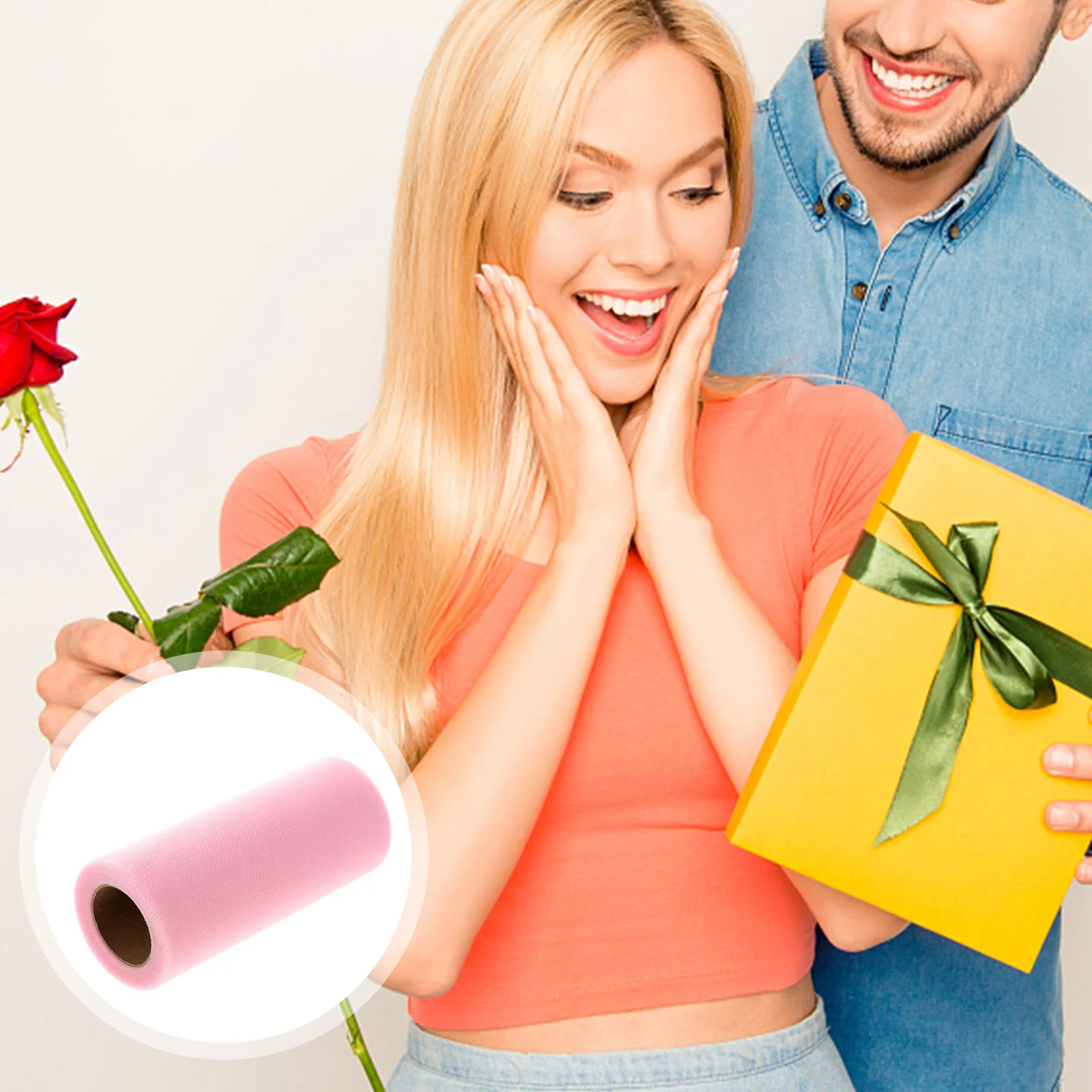 

1 Roll Wedding Decoration Tulle Fabric Diy Skirt Craft Projects Mesh Gauze Ribbon Supply Thin Netting Material For Sewing Decor