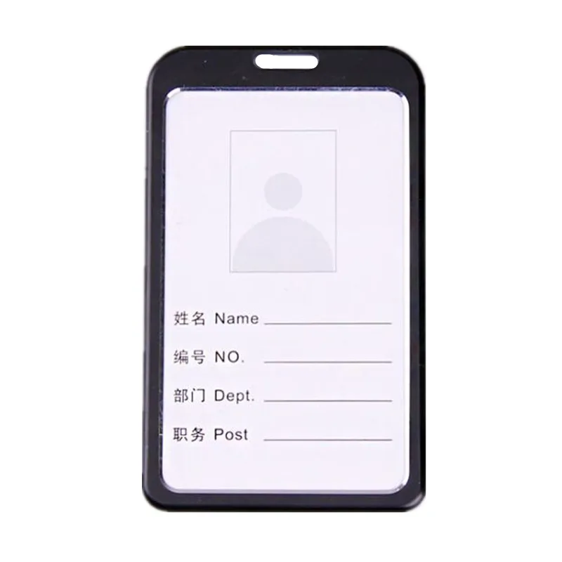 Imagem -03 - Alumínio Alloy id Card Tampa Nome Cartão de Trabalho Badge Holder Case For Staff Enfermeira Bus Card Manga Metal Cheast Tag