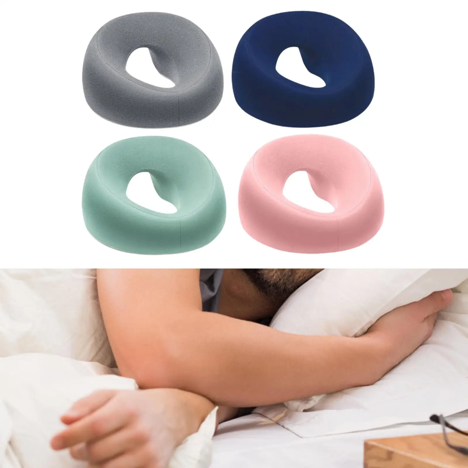 

Face Down Pillow for Prone Face Down Resting Breathe Comfort Home Massage Headrest Face Down Prone Cushion for Beauty Salon