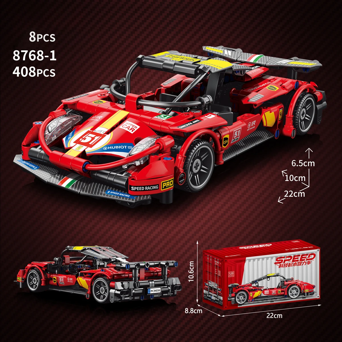 

Car Toys Micro Building Blocks Mini Construction Cars Model MOC Bricks Sets for Adults Boys Toys 6 to 12 Year Old birthday Gift