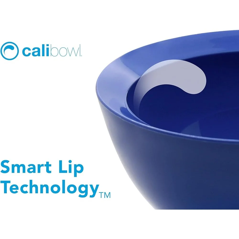 مجموعة أوعية بلاستيكية كبيرة غير قابلة للانسكاب 28 أونصة أطباق مطبخ قابلة لإعادة الاستخدام مع شفة مقعرة قاعدة غير قابلة للانزلاق شوربات الحبوب خلط السفر #4