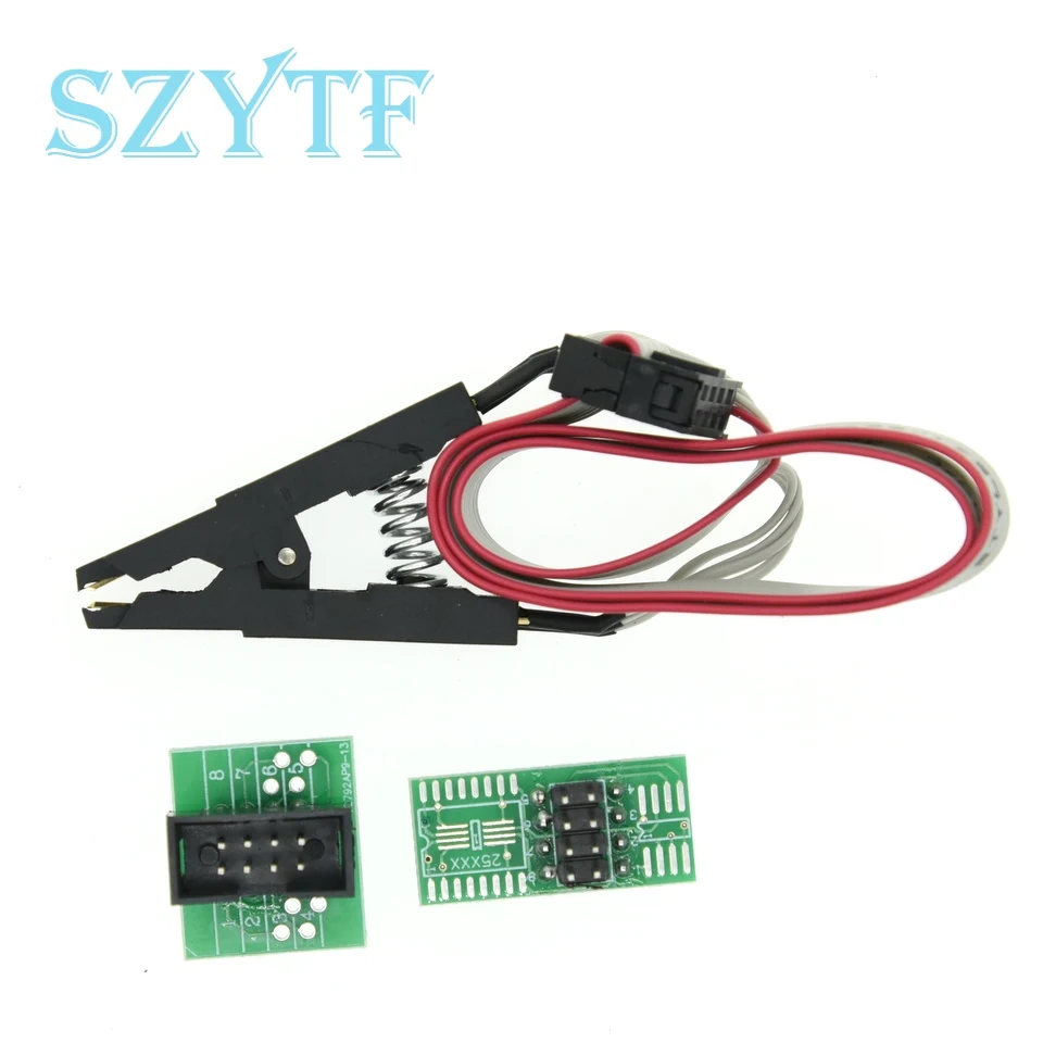 SOIC8 SOP8 Test Clip For EEPROM 93CXX/25CXX/24CXX in-circuit programming on USB Programmer TL866CS TL866A EZP2010 image 5