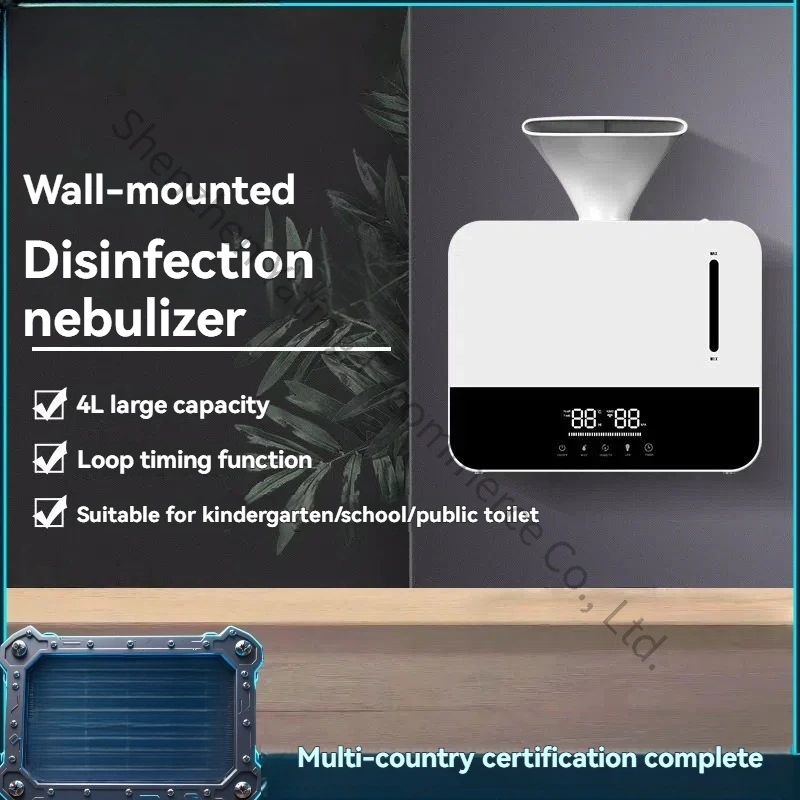 Wall-mounted Desktop 4-liter Humidifier Large Fog Volume Capacity School Hotel Living Room Home Business Industrial Humidifier
