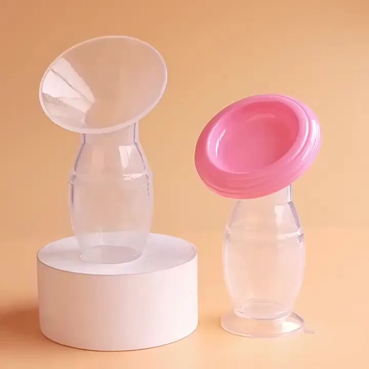 Baby Feeding Manual Breast Pump Partner Breast Collector Automatic Correction Breast Milk Silicone Pumps Maternity Products