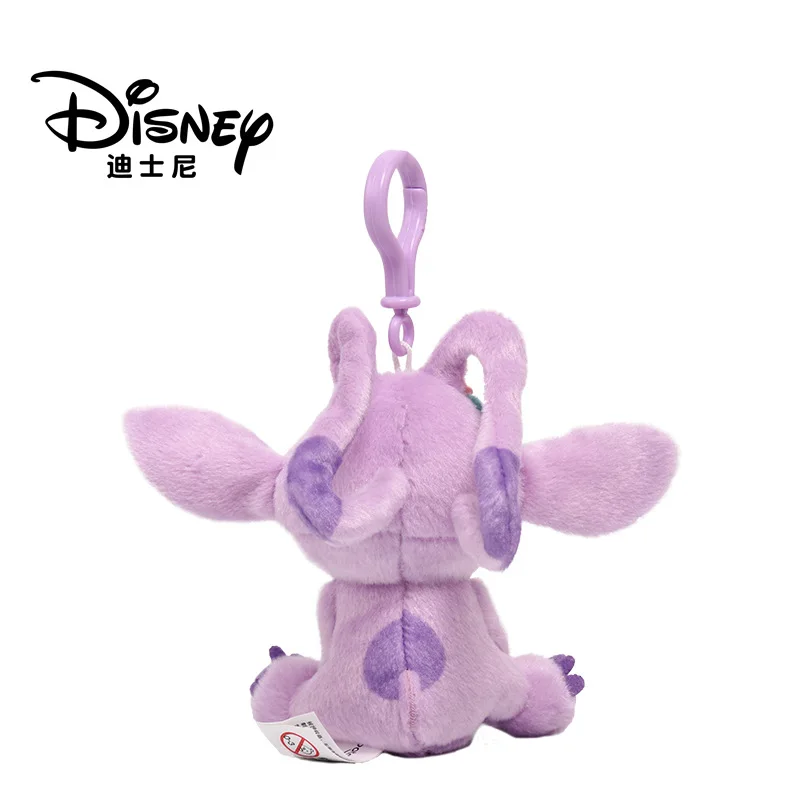 Pendentif beurre en peluche Mininstants Disney, véritable point, ange CAN o et ange, sac d'école, porte-clés, ornement, cadeau pour filles, 10cm