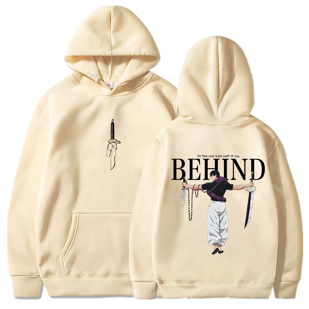 Jujutsu Kaisen Anime Hoodies für Männer und Frauen, Fushiguro Toji Manga Kapuzenpullover, Gothic Sweatshirts, Hip-Hop Streetwear, Herrenbekleidung – Detail 15