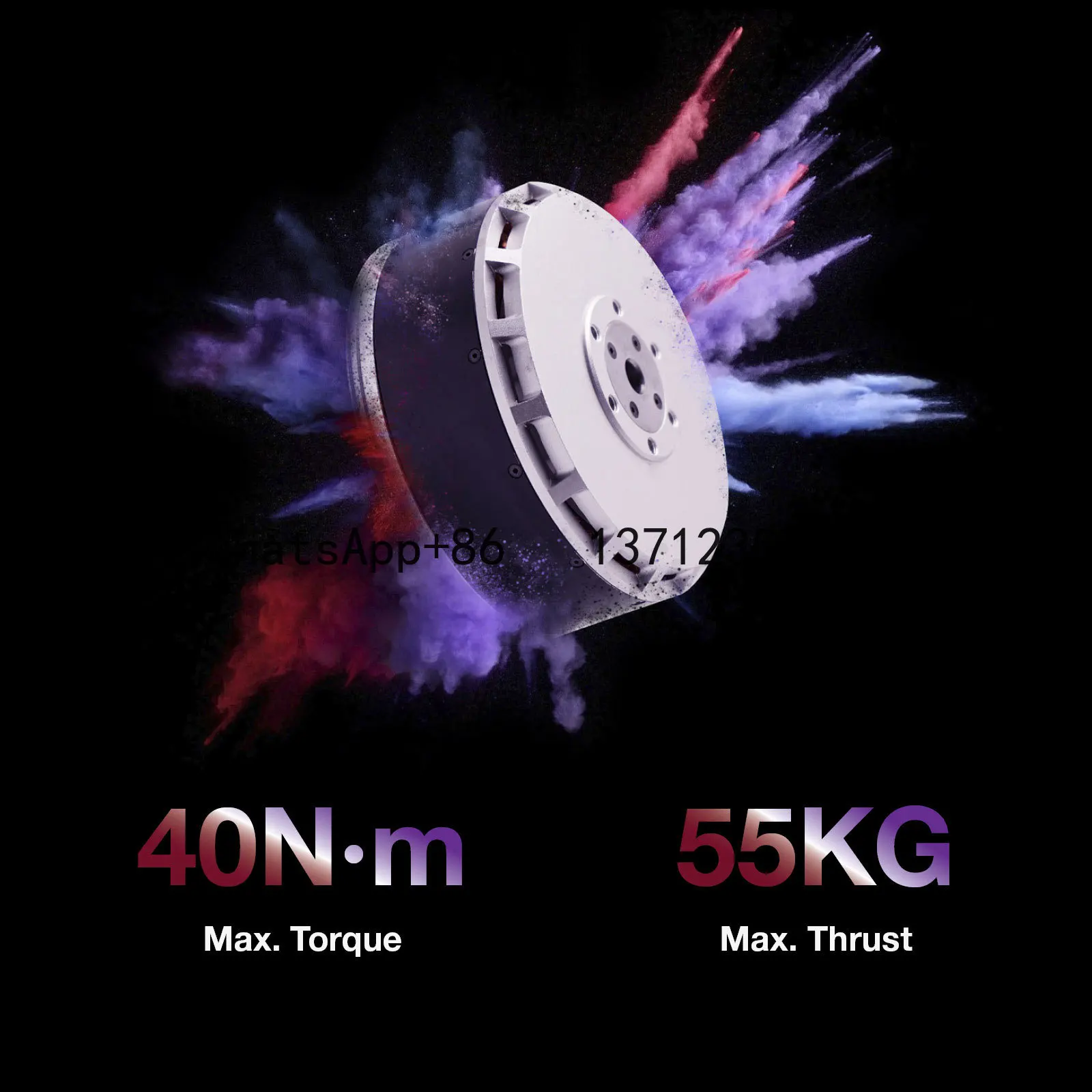 

55KG Thrust 20KW 15060 Outrunner Brushless DC Motor Electric for Agriculture Plant Protection UAV AGV Heavy Lift