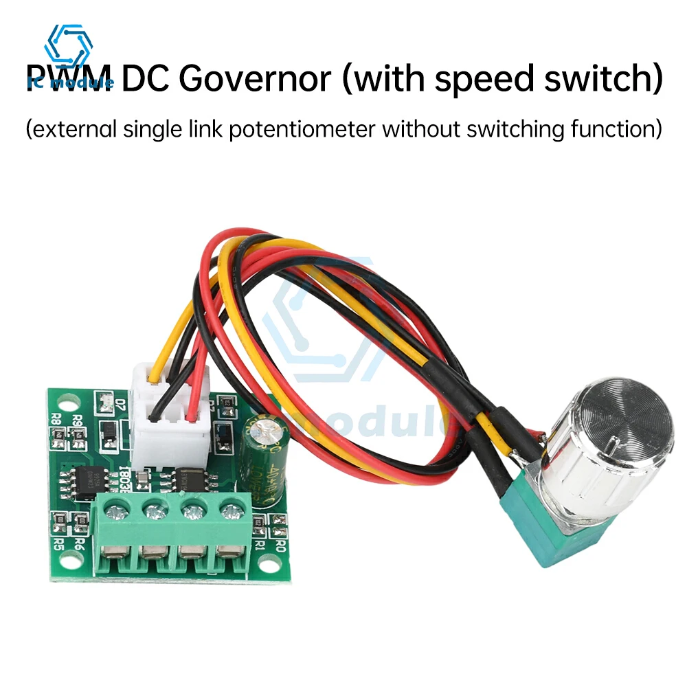 PWM DC Bürstenmotor Drehzahlregler DC Motorregler Steuermodul DC 1,8 V 3 V 5 V 6 V 12 V 2 A Drehzahlregler