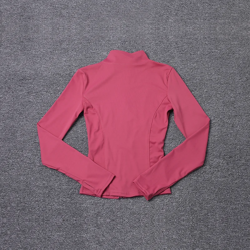 Dames sportjack shirt met lange mouwen trainingsjas gym trainingskleding yoga sportkleding