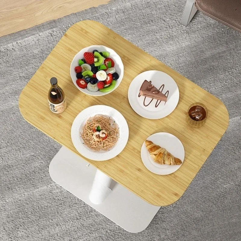 طاولة القهوة القابلة للرفع تعديل طاولات الشاي غرفة المعيشة مكاتب مركزية فاخرة متنقلة تصميم منزلي تخزين الأثاث الداخلي #5