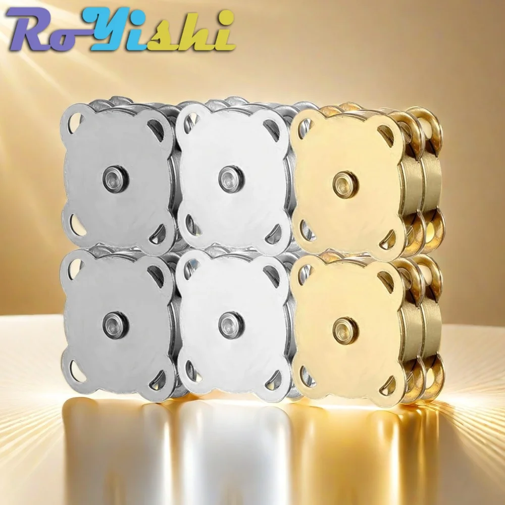 

40 комплектов, магнитные застежки 14/18 мм, застежки, пуговицы, сумка, кошелек, детали для рукоделия, мини-адсорбционная пряжка, сделай сам, ремесло