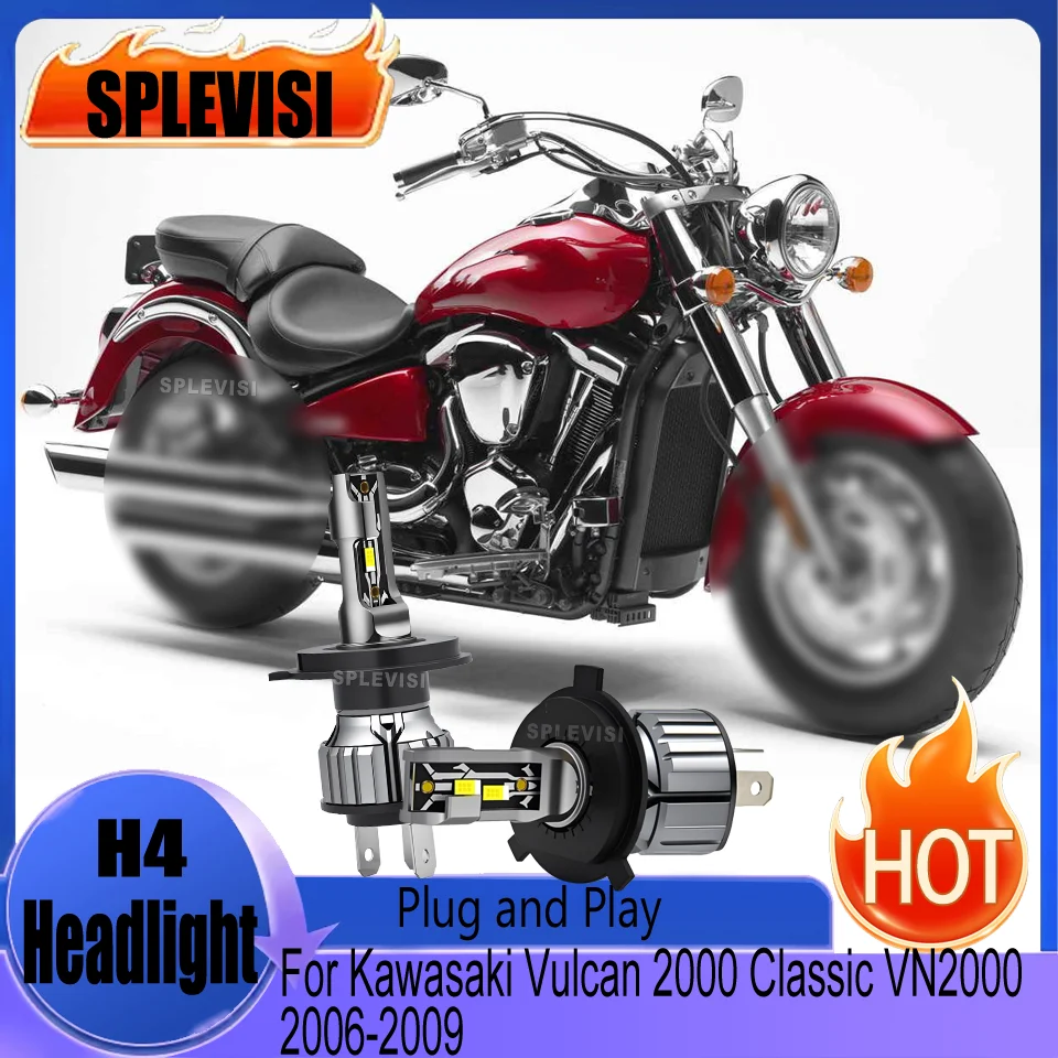 

Better Night Signal Visibility motorcycle headlight Plug and Play For Kawasaki Vulcan 2000 Classic VN2000 2006 2007 2008 2009